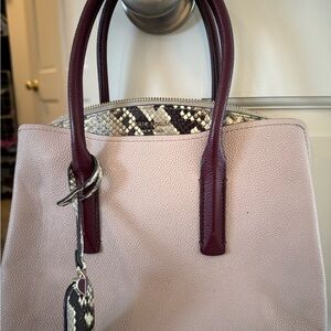Kate Spade Blush and Burgundy Tote